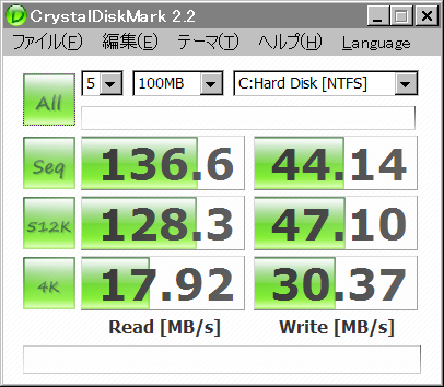 Crystal Disk Mark 20090131 SSD
