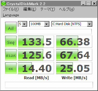 Crystal Disk Mark 20090415 SSD